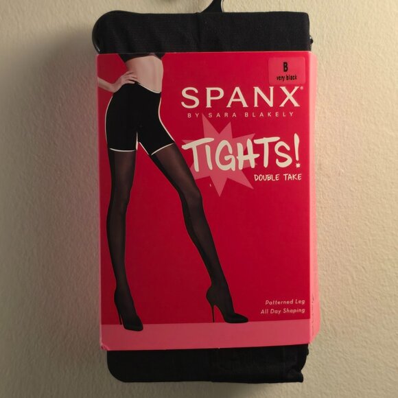 NWT Spanx Tights - Double Take Very Black Shaping Tights - Picture 3 of 5